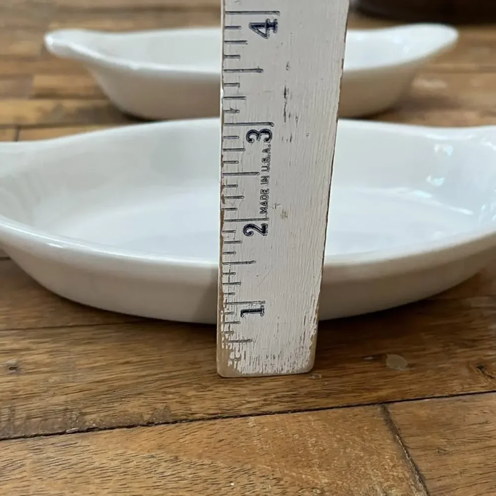 Au Gratin Baking/Serving Dishes Set of 4 9